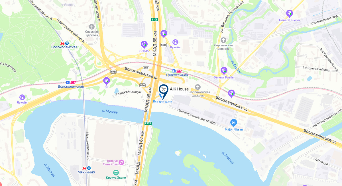 AIK House map