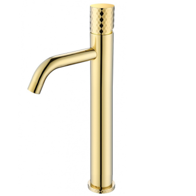 Смеситель Boheme Stick 122-GG для раковины, gold diamond gold