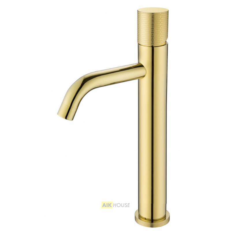 Смеситель Boheme Stick 122-GG.2 для раковины, gold touch gold