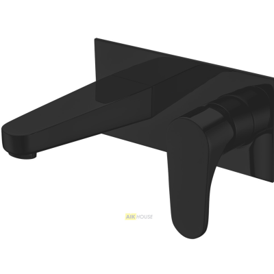 Смеситель ABBER Eleganz AF8312B для раковины скрытого монтажа, черный
