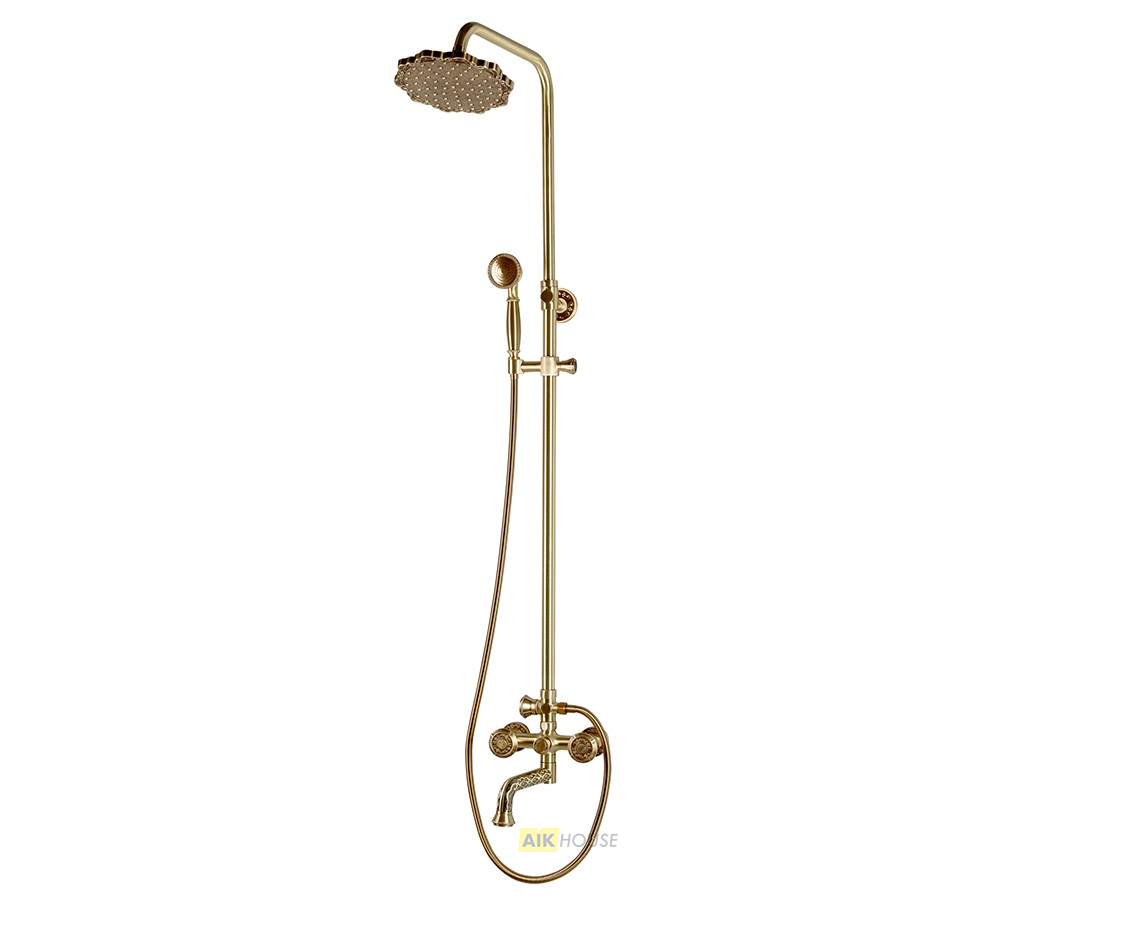 Душевая стойка Bronze De Luxe Royal 10121PF