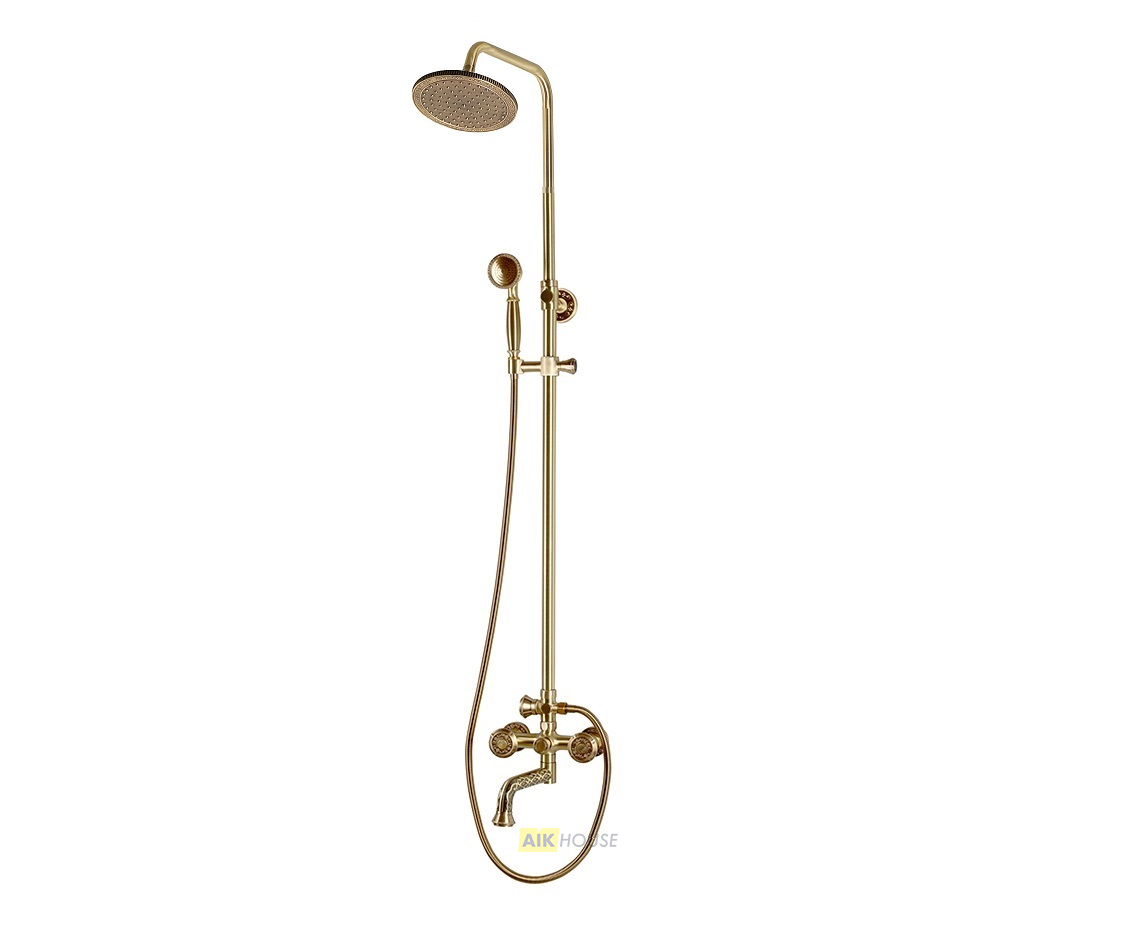 Душевая стойка Bronze De Luxe Royal 10121PR