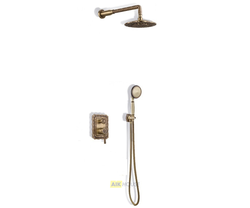 Душевая стойка Bronze De Luxe Royal Windsor 10138DF