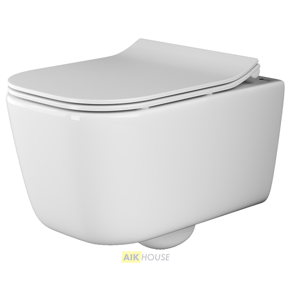 Унитаз подвесной Ceramica Nova New Day CN3005 с микролифтом, безободковый