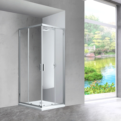 Душевой уголок Scala VSS-2SC8012CL, 1200*800, хром, стекло прозрачное