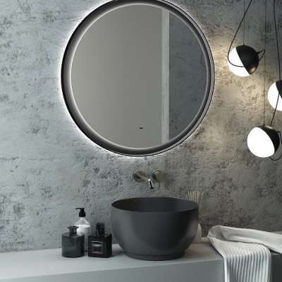 Зеркало с подсветкой ART&MAX Napoli AM-Nap-800-DS-F