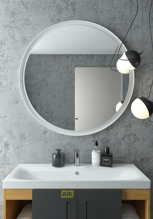 Зеркало с подсветкой ART&MAX Napoli AM-Nap-1000-DS-F-White