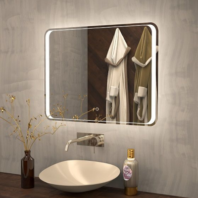 Зеркало с подсветкой ART&MAX ELEGANT AM-Ele-900-800-DS-F