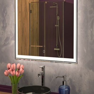 Зеркало с подсветкой ART&MAX ZOE AM-Zoe-800-800-DS-F