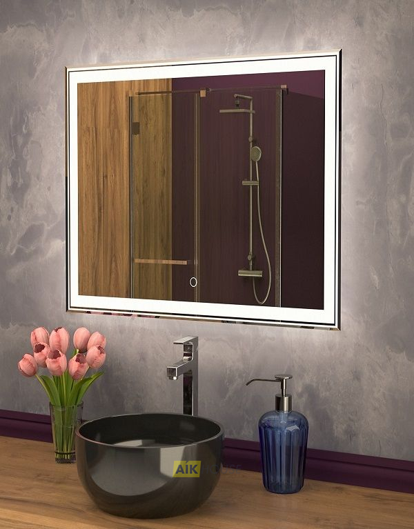 Зеркало с подсветкой ART&MAX ZOE AM-Zoe-900-800-DS-F