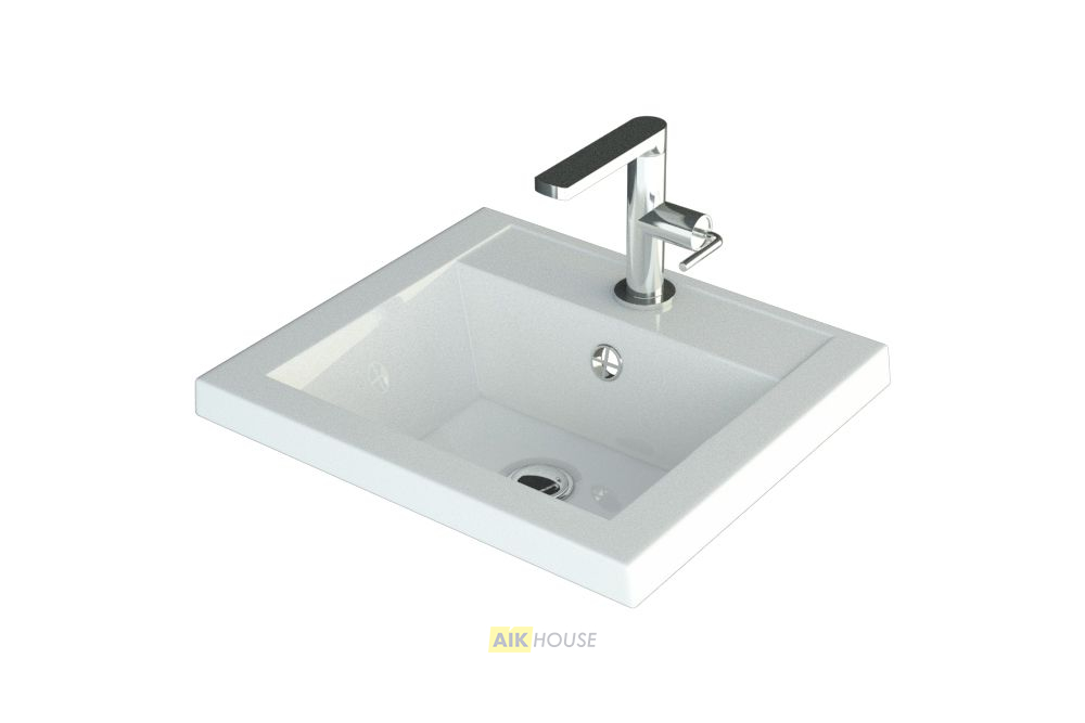Раковина из искусственного мрамора ART&MAX AM-LAV-400-MR-A