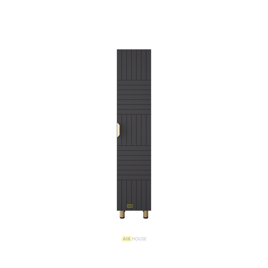 Пенал Brevita Gloster 35 правый графит GLOS-05035-48-2П