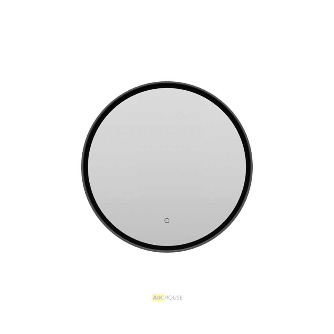 Зеркало Brevita Pluto 60 черный PLU-Nim6-060-black