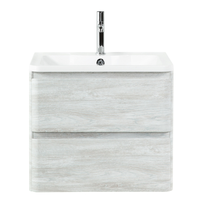 Тумба с раковиной подвесная BelBagno ALBANO 70 Rovere Vintage Bianco, раковина белая