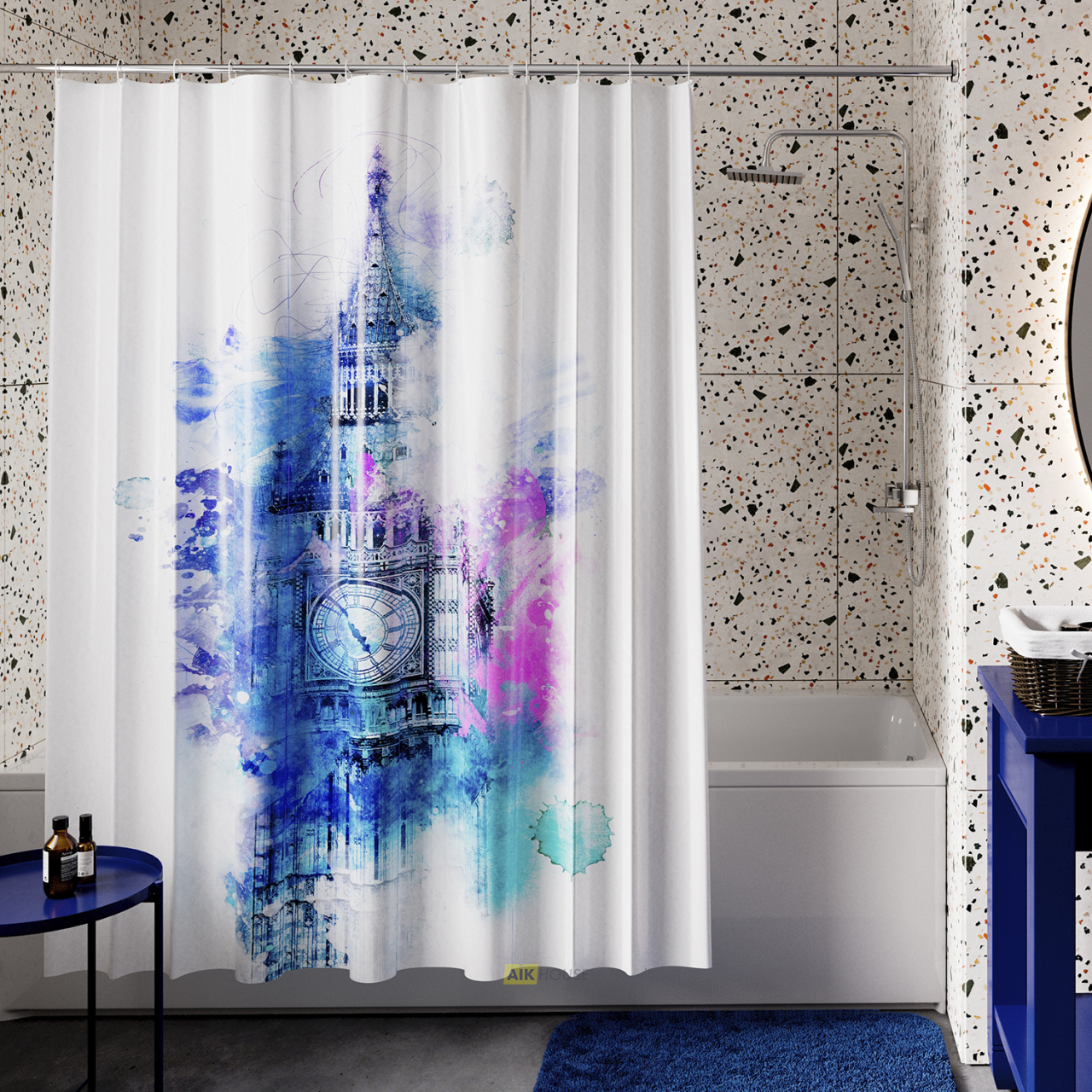 WasserKRAFT Lossa SC-81103 Шторка для ванной