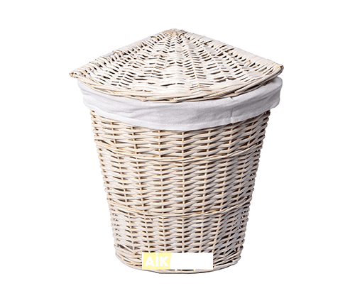 WasserKRAFT Vils WB-560-L Плетеная корзина для белья с крышкой