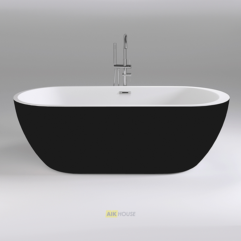 Акриловая ванна B&W SB105 Black (1700x800x580)