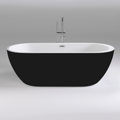 Акриловая ванна B&W SB105 Black (1700x800x580)