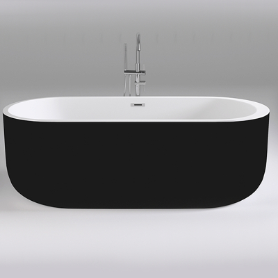 Акриловая ванна B&W SB109 Black (1700x800x580)