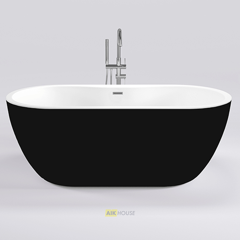 Акриловая ванна B&W SB111 Black (1800x750x580)