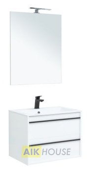 Мебель для ванной Aquanet Lino 70 белый матовый