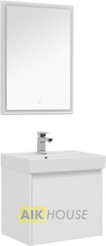 Мебель для ванной Aquanet Nova Lite 60 белый (1 ящик)