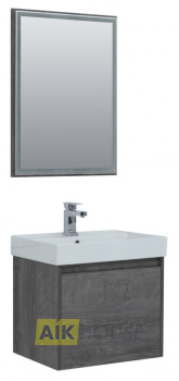 Мебель для ванной Aquanet Nova Lite 60 дуб рошелье (1 ящик)