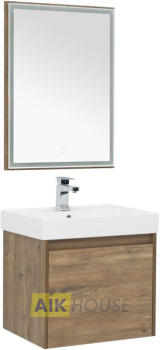 Мебель для ванной Aquanet Nova Lite 60 дуб рустикальный (1 ящик)