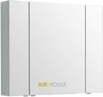 Зеркальный шкаф Aquanet Алвита New 100 Серый
