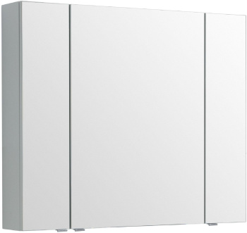 Зеркальный шкаф Aquanet Алвита New 100 Серый
