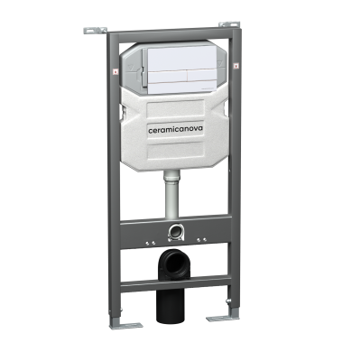 Инсталляция Ceramica Nova Envision CN1002W для унитаза с Белой клавишей смыва