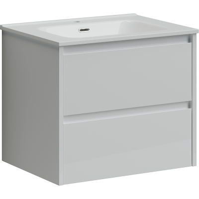 Тумба с раковиной Sancos Libra, 59 см., эмаль белый, LB60W