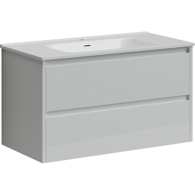 Тумба с раковиной Sancos Libra, 89 см., эмаль белый, LB90W