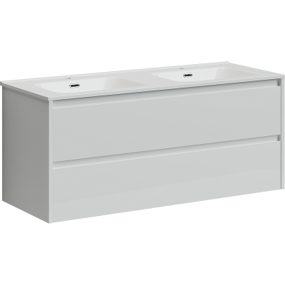 Тумба с раковиной Sancos Libra, 119 см., эмаль белый, LB120-2W