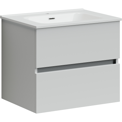 Тумба с раковиной Sancos Urban, 59 см., ламинат белый, UR60W