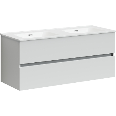 Тумба с раковиной Sancos Urban, 119 см., ламинат белый, UR120-2W