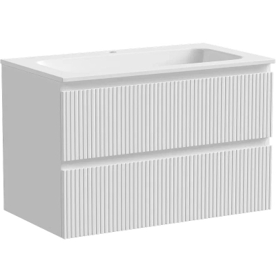 Тумба с раковиной Sancos Snob T 80 см SNT80W bianco