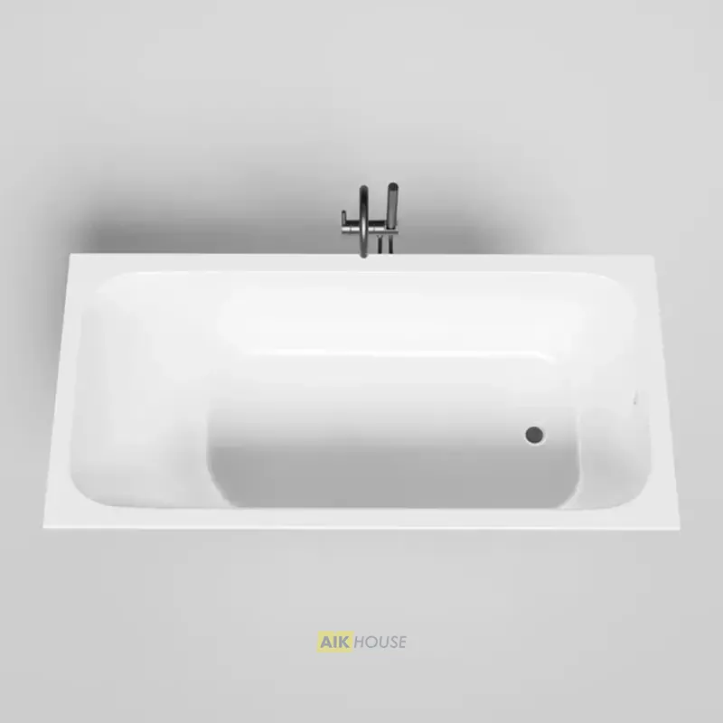 Ванна Salini Orlanda 170 x 80 х 60 см, из искусственного камня S-Stone, белый матовый, 102026M