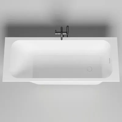 Ванна Salini Orlanda Kit 170 x 80 х 60 см, из искусственного камня S-Sense, белый глянцевый, 102116G