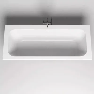 Ванна Salini Orlanda Axis Kit 180 x 80 х 60 см, из искусственного камня S-Sense, белый глянцевый, 103312G