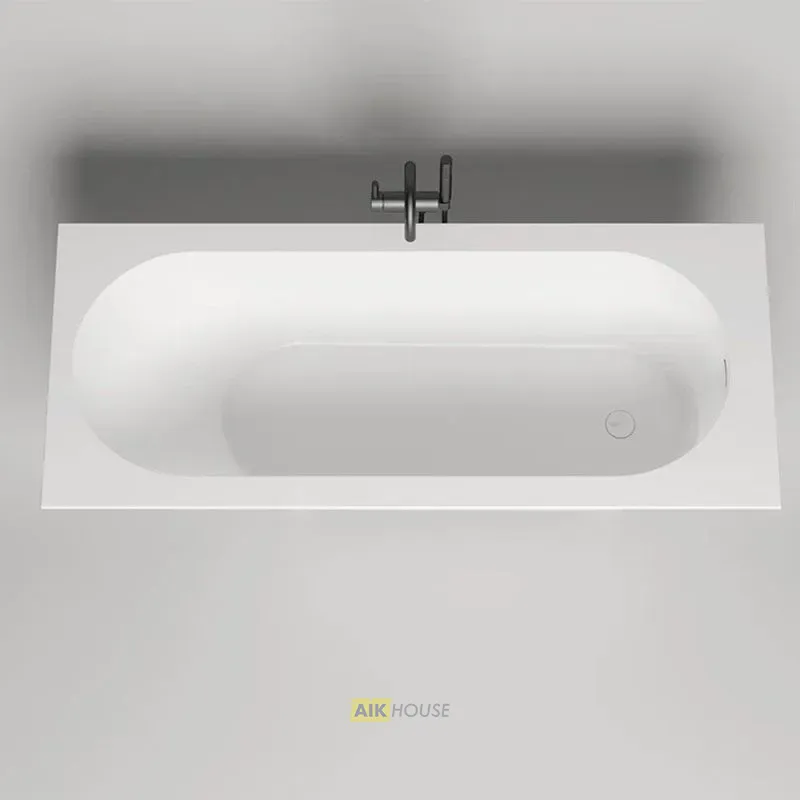 Ванна Salini Ornella Kit 170 x 70 х 60 см, из искусственного камня S-Sense, белый матовый, 102413M