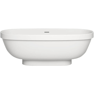 Ванна Salini Greca 180 x 80 х 61 см, из искусственного камня S-Stone, белый матовый, 103121M