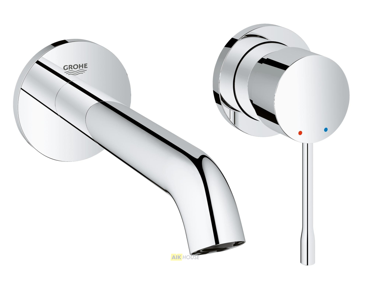 Внешняя часть смесителя для раковины GROHE Essence на 2 отверстия, M-Size, хром 19408001