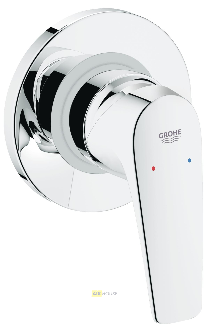 Смеситель для душа GROHE BauFlow скрытого монтажа, в комплекте с монтажной частью 29046000, хром