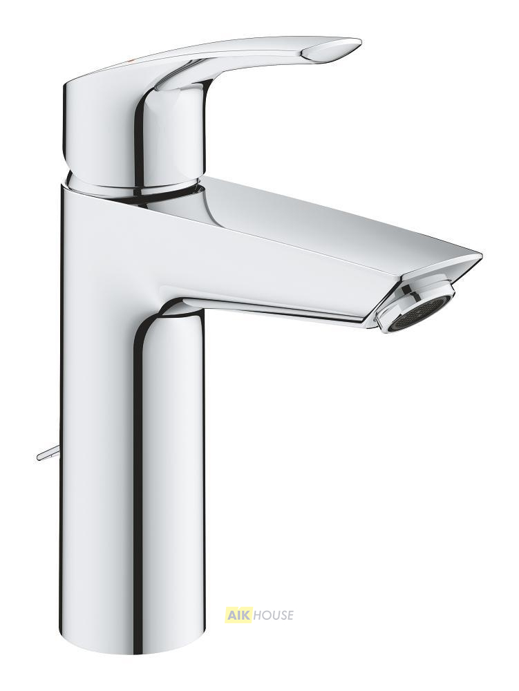 Смеситель для раковины GROHE Eurosmart с цепочкой 23323003, M-Size, хром