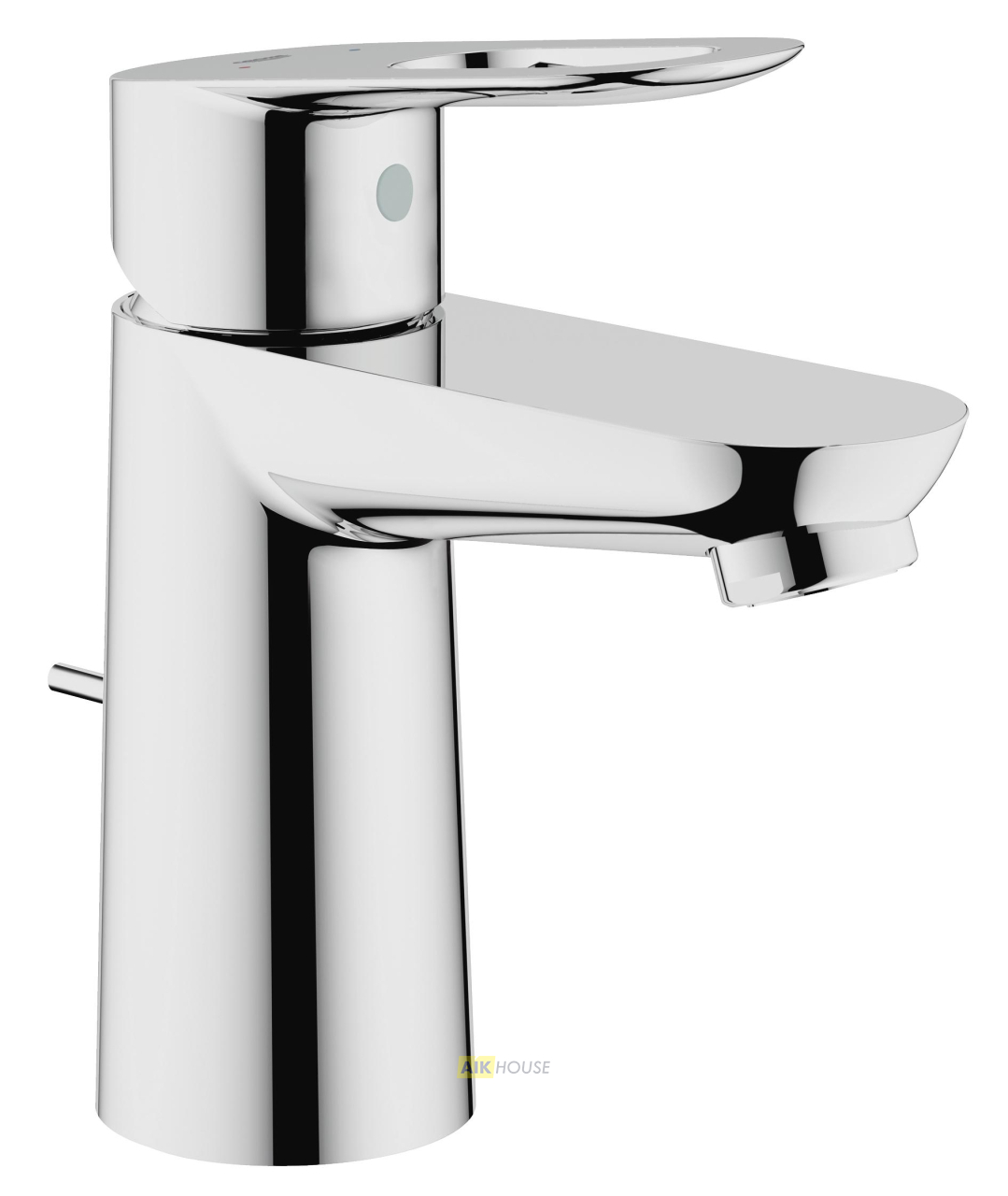 Смеситель для раковины GROHE BauLoop с донным клапаном 23335000, хром