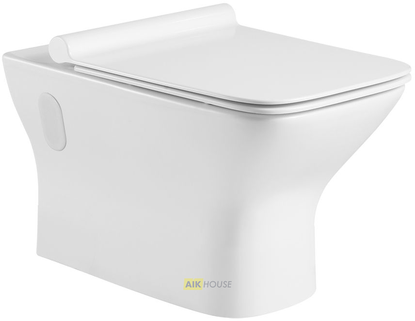 Унитаз подвесной Aquanet Rimless Cube-W CL-12248D