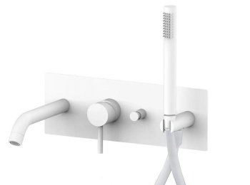 Смеситель для ванны с душем Paffoni Light LIG001BO (с внутренней частью)