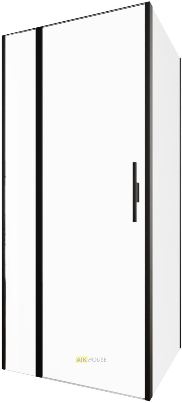 Душевой уголок Allen Brau Priority 90x100 черный браш 3.31003.BBA + 3.31021.BBA