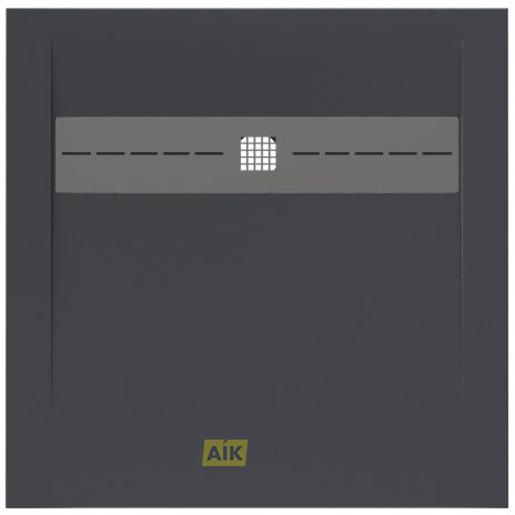 Душевой поддон Allen Brau Infinity 90x90 8.21001-AM антрацит